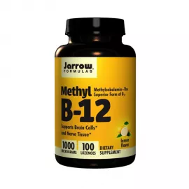 Jarrow Formulas Methyl B12 1000 MCG Lemon Flavour x 100 Lozenges
