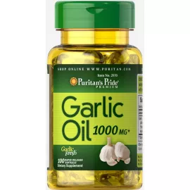 Puritan's Pride Garlic Oil 1000 mg Rapid Release Softgels 100's