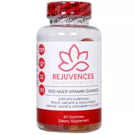 REJUVENCES Multivitamin Orange Cherry Flavour Gluten Free Kids Gummies 60s