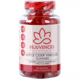 REJUVENCES Gluten Free Multivitamin Apple Cider Vinegar Flavour Gummies 60s