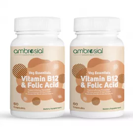 Ambrosial Vitamin B12 & Folic Acid Serving 2 Pack