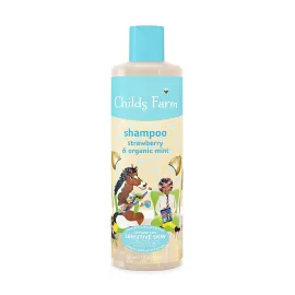 شامبو الفراولة و العضوي النعناع من شايلدز فارم 500 مللي