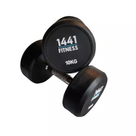 1441 Fitness Rubber Round Dumbbells - 10 KG