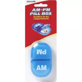 علبة لكبسولات الدواء للصباح والمساء من أكيو لايف