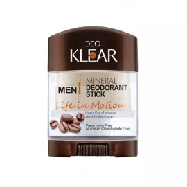 Deo Klear Mineral Deodorant Stick – Life in Motion Men Stick 70 gm