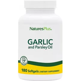 NaturesPlus Garlic and Parsley Oil Softgels 180's