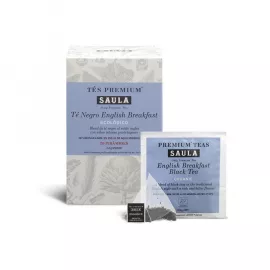 Black Tea English Organic Breakfast, Box of 20 Tea Bags