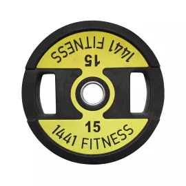1441 Fitness Dual Grip Premium Olympic Plates - 15 Kg