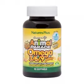 Natures Plus Animal Parade Omega 3 6 9 Junior Softgels 90's