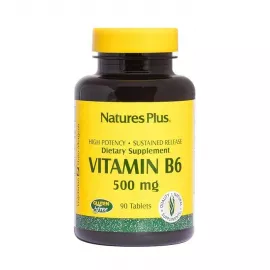 Natures Plus Vitamin B 6 500 Mg Sustained Release 90 Tablets