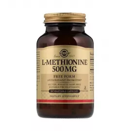 Solgar L-Methionine 500 mg Vegetable Capsules 90's