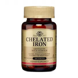 Solgar Chelated Iron Tablet 100's