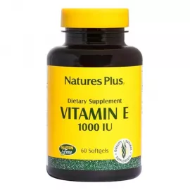 Natures Plus Vitamin E 1000 IU 60 Softgels