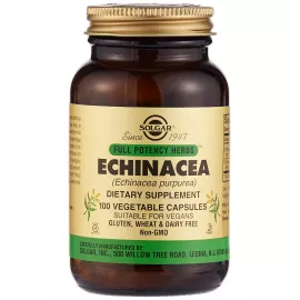 Solgar Full Potency Echinacea Vegetable Capsules 100's