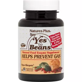 Natures Plus Say Yes to Beans Enzyme Complex Vegetarian Capsules 60's