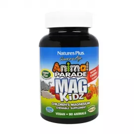 Natures Plus Animal Parade Magnesium Kidz Chewable Cherry 90's