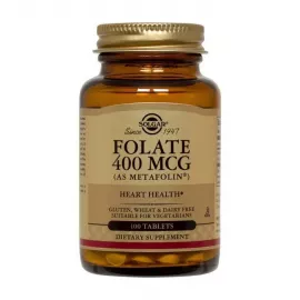 الفولات (ميتافولين) بتركيز 400 مايكروجرام من سولجار 100