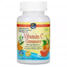 Nordic Sunshine Vitamin C Gummies Tart Tangerine 60's