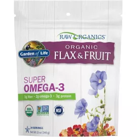 Garden of Life Raw Organics Flax Meal & Harvest Fruits & Berries