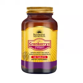 Sunshine Nutrition Cranberry+ Probiotics & Vitamin C 100 Tablets