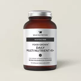 Wild Nutrition Food-Grown Daily Multi Nutrient 45+ Men 60 Capsules