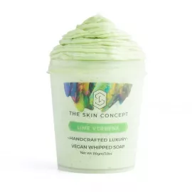 The Skin Concept Handmade Vegan Lime Verbena - Whipped Soap