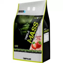 Laperva Triple Mass Gainer, Strawberry Milkshake, 13.2 LB