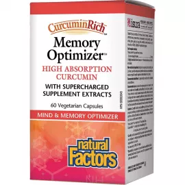 Natural Factors Memory Optimizer 60 Veggie Capsules