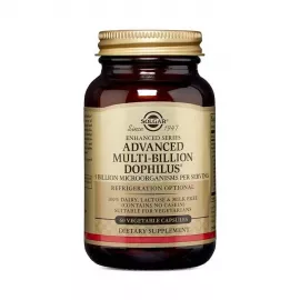 Solgar Advanced Multi Billion Dophilus Non Dairy Vegetable Capsules 60's