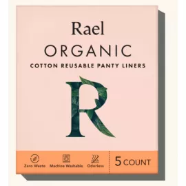 فوط صحية قطنية عضوية صالحة لإعادة الإستخدام من رايل - مجموعة من 5