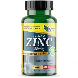 AMS Zinc 25Mg Tablets 60's