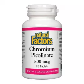 Natural Factors Chromium Picolinate 500 mcg 90 Tablets