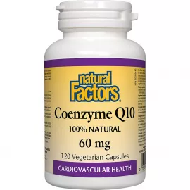  كوإنزايم Q10 من ناتشورال فاكتورز 60 مج - 120 سوفت جل