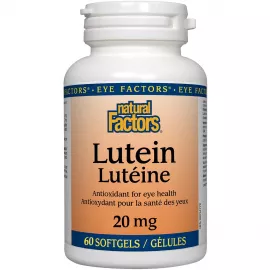 لوتين من ناتشورال فاكتورز 20 مج - 60 سوفت جل