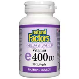  فيتامين ه 400 IU  كلير بايز من ناتشورال فاكتورز - 90 سوفت جل
