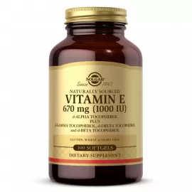 Solgar Vitamin E 670 mg 1000 IU Softgels 100's