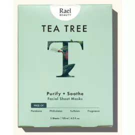 قناع ورقي للوجه بالشاي من رايل بيوتي