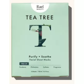 قناع ورقي للوجه بالشاي من رايل بيوتي