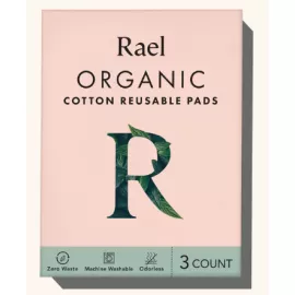 فوط صحية قطنية عضوية صالحة لإعادة الإستخدام من رايل