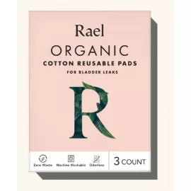 فوط صحية قطنية عضوية لتسريبات المثانة صالحة لإعادة الإستخدام من رايل - كبيرة