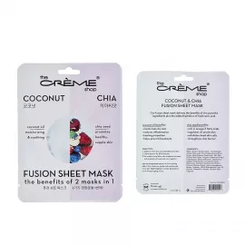 The Crème Shop Coconut Chia 2 in 1 Infusion Mask 25g