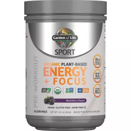  إنيرجي بلس فوكس الرياضي العضوي من جاردن أوف لايف جول  بلون أسودالتوت 15.3أوقية