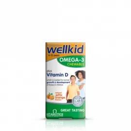 Vitabiotics Wellkid Omega-3 Softbust 60 Chewables