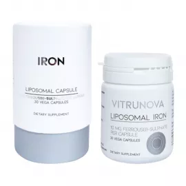 Vitrunova Iron Liposomal Capsule 30 Vega Capsules