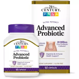 21st Century Advanced Probiotic Capsules, 60 Count
