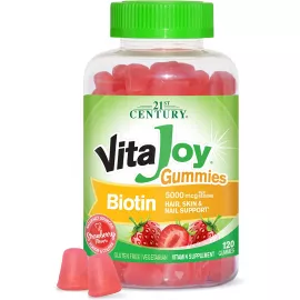 21st Century 5000 mcg VitaJoy Biotin 60 Gummies