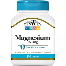 21st Century, Magnesium, 250 mg, 110 Tablets