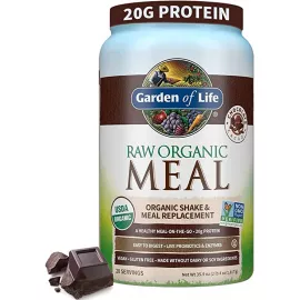 Garden of Life Raw Organic Meal Shake & Meal Replacement Chocolate Cacao Flavor 1,017g