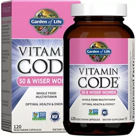 Garden Of Life Vitamin Code 50 And Wiser Women Multivitamin Capsules 120's