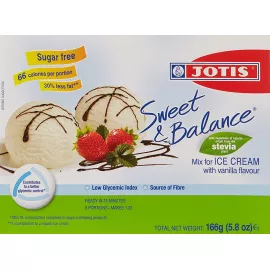 Jotis Sweet & Balance Ice Cream Vanilla 166 grams